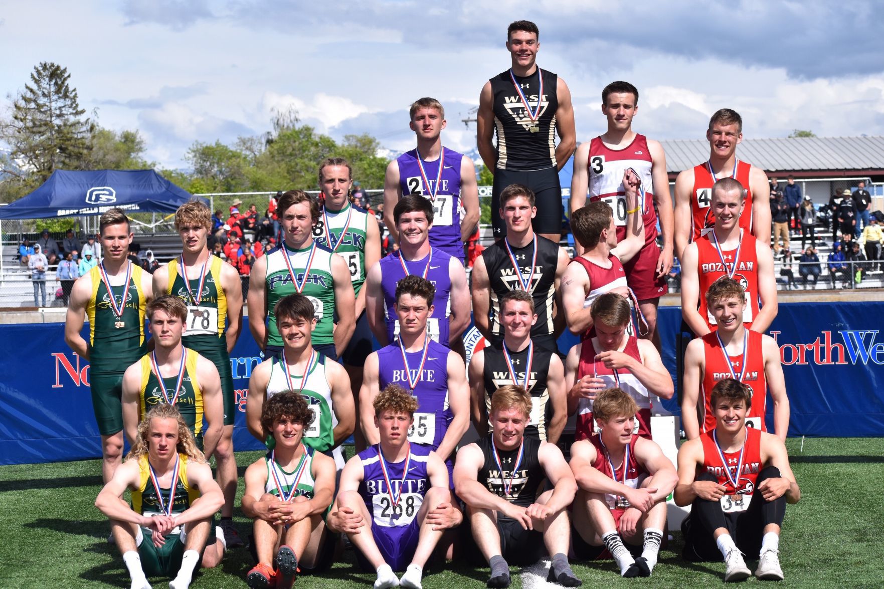 Billings West 1600-meter relay